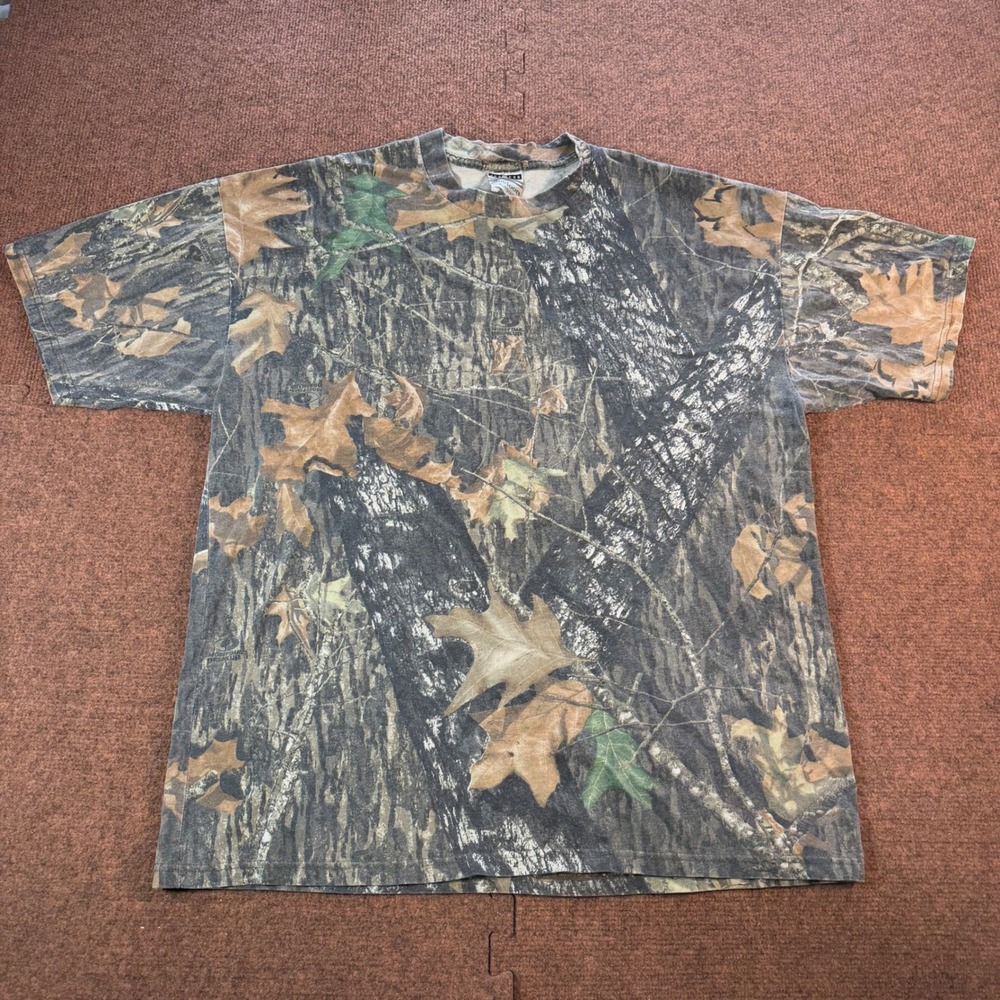 Jerzees Outdoors Mossy Oak Break-Up Camo T-Shirt Mens XL Camouflage Hunting Tee